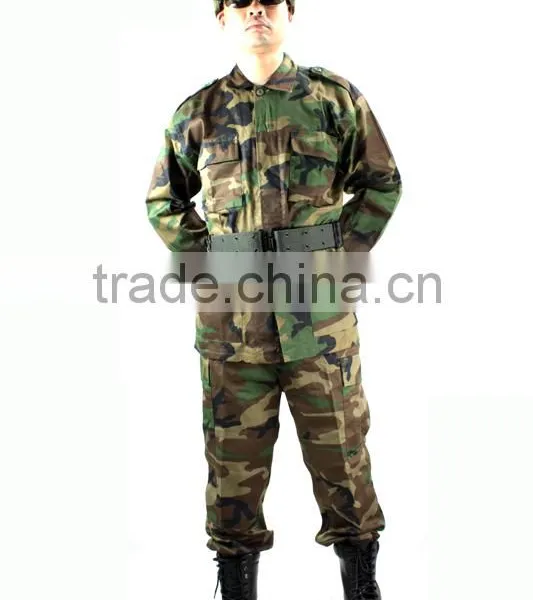Cheap BDU Pant Army 190gsm TC Jungle Woodland Camo Uniform Pant photo-4
