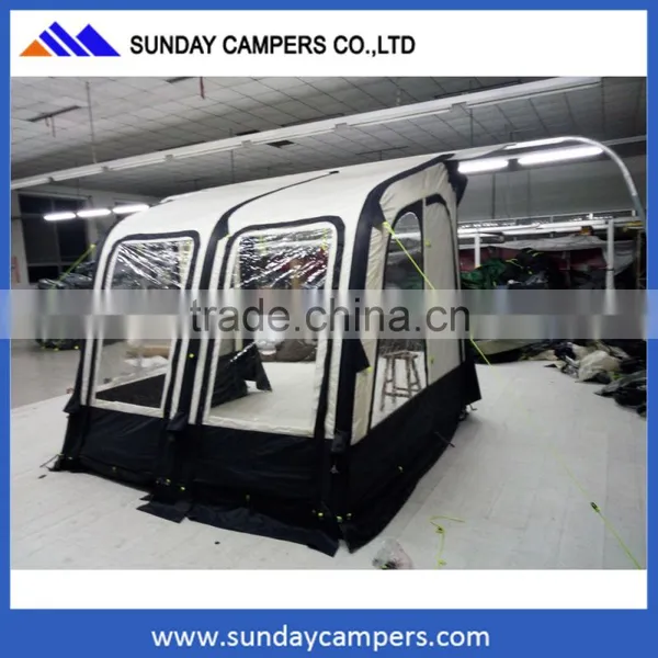 260 OEM Durable 2 Person Inflatable Caravan Awning Camper Tent for RV