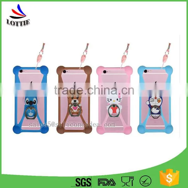 High Quality Universal Silicone Phone Holder Silicone Cover Ultra-Thin Phone Case for Iphone 6 Case Custom photo-3