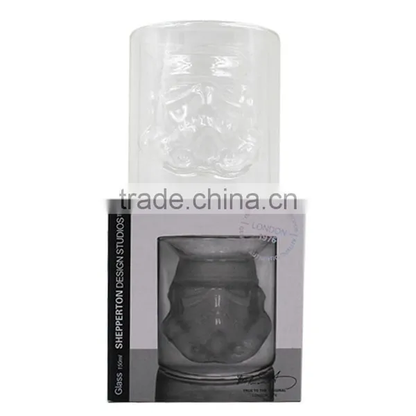 UCHOME Unique Design Double Wall Wine Glass Cup photo-5