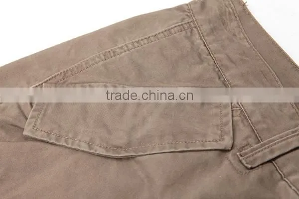 Fashion Style 100% Cotton Multi Pockets Women Trousers photo-5