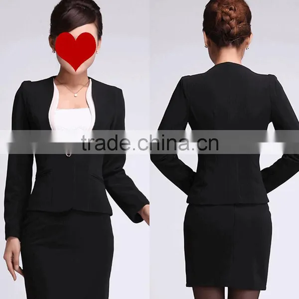 2017 Customized Women Trendy Skirt Suits Buiness Skirt Suits photo-3