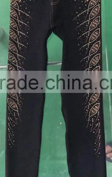 OEM Service Simple Design One Piece Polyester Spandex Soft Womens Printed Leggings 2017 photo-3