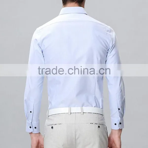 Long Sleeve Fancy Dress Shirts for Men Official Shirts for Men photo-2