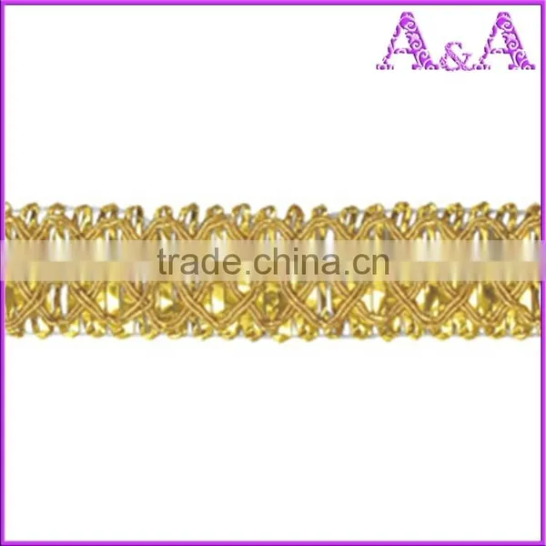Fashion Rhinestone and Beading Trim by the Yard, New Design Beads Crystal Decorative Trim Wholesale, Trimmings for Dresses photo-6