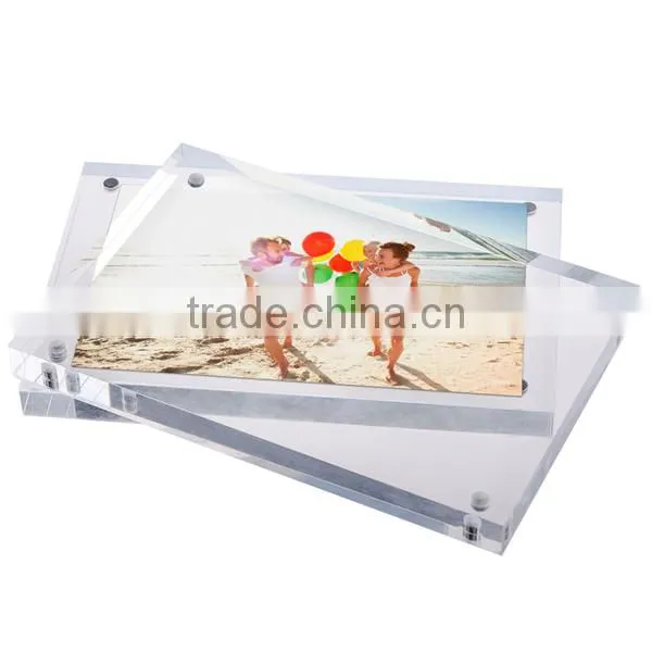 Clear Double-side Picture Frame Acrylic Display photo-2