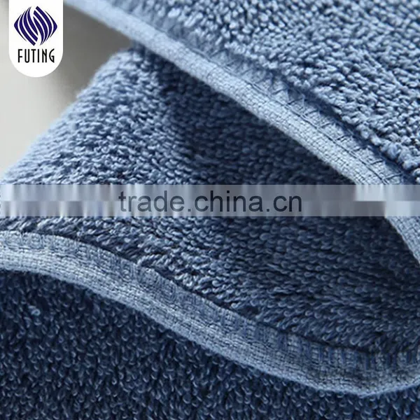 Pure White Custom Embroidery Logo Bathroom Towels 5 Star Hotel Towel Set for Cheap Wholesale photo-6