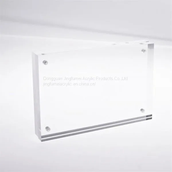 2017 New Design Photo Display Stand Acrylic Photo Holder Floating Effect Picture Frame photo-5