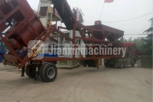 High Quality of YHZS50 Mobile Concrete Mixing Plant Price photo-2