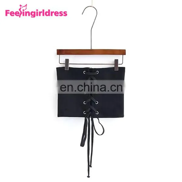 Wholesale Price Women Shape-Making Black Lace Up Belt Women Elastic Slim Waist Belt photo-2