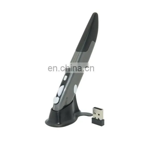 Dropshipping PR-03 2.4G USB Receiver Adjustable 1600 DPI Wireless Optical Pen Mouse for Computer PC Laptop Drawing Teaching photo-2