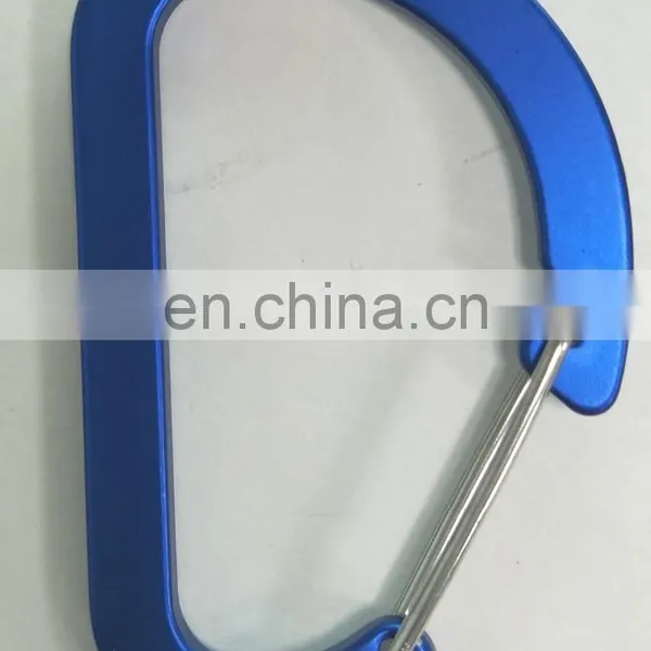 Hot Selling Matt Black Aluminum Carabiner, 80*50*4MM Keychain,snap Hook photo-4