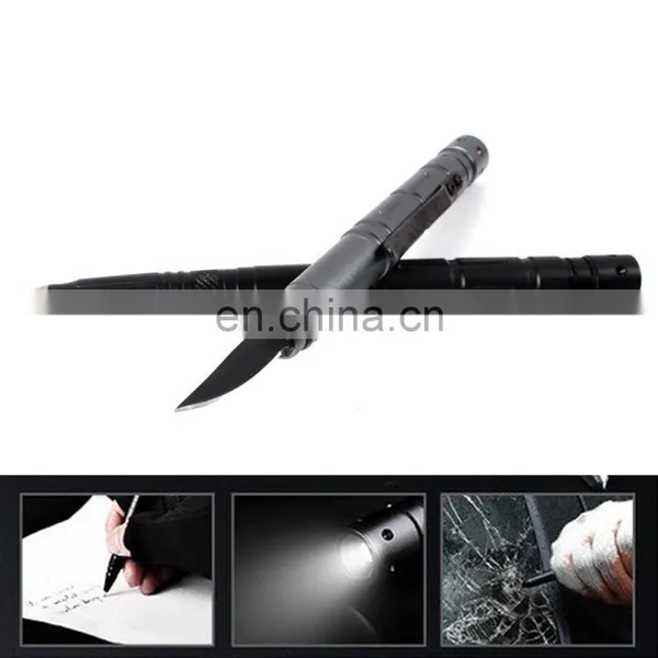 162mm Aluminum Alloy 10 Hour Working Nichia LED Tactical Pen Defense Self Defence photo-2