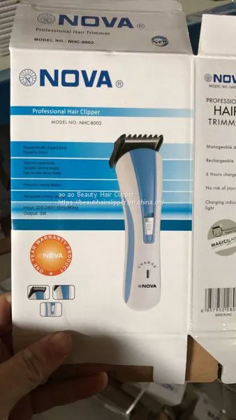 NHC-8002 Customized Color Cordless Electric Rechargeable Hair Clipper Hair Trimmer