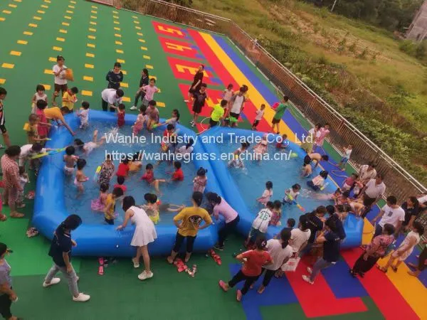 Easy Assembled PP Sports Floor Interlocking Floor for Outdoor Basketball Court