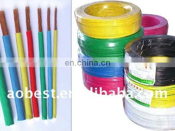 2012 Hot Sale !China Yellow and Green Line Housing Wire for Vietnam photo-2