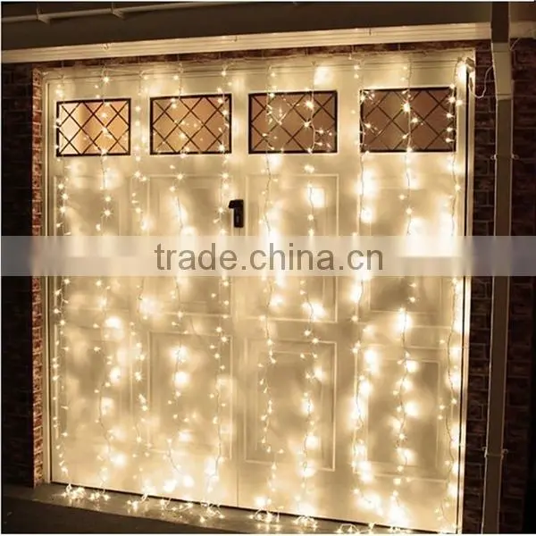 9.8ft 300 LED Weatherproof Freeze-proof Outdoor String Light Curtain Light for Christmas Xmas Wedding Party Home Deco HNL099 photo-6