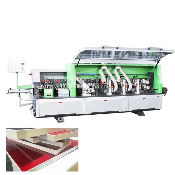 PVC Edge Banding Machine Automatic Wood Edge Bander Melamine Cabinet Edge Banding With End Cutter