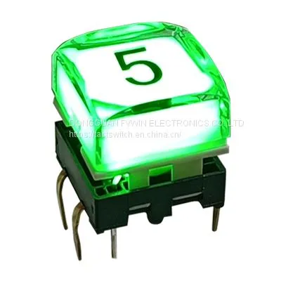 Broadcasting Front Panel Illuminated Push Button Switch photo-2