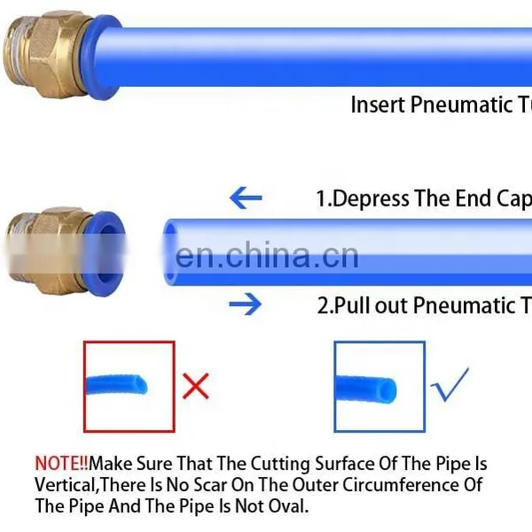Pneumatic Union One Touch 4MM 6MM 8MM 10MM Air Hose PU Straight Quick Connector Fitting For Tube photo-5