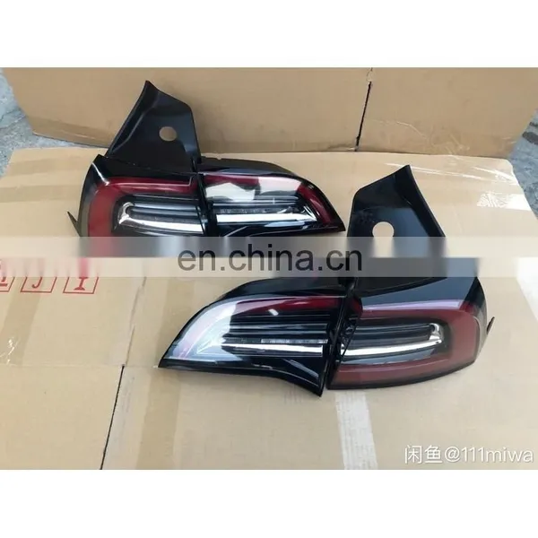 Made in China High Quality Auto Parts PC+ABS+PMMA Car Trunk Brake Light for Tesla Model3 photo-2