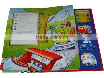 Custom High Quality Funny Baby Sound Book,Children Music Book Printing Service