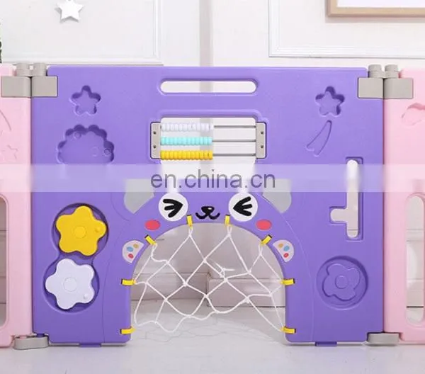 Indoor Portable Kids Play Plastic Fence Safety Baby Playpen photo-5