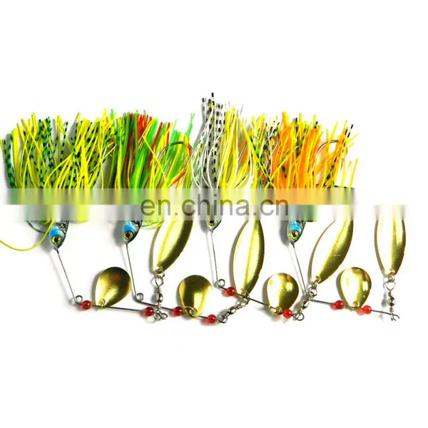 Soft 3D Plastic Trolling Metal Fishing Lures Using Octopus Skirts and Squids Skirt Fishing Lure photo-2