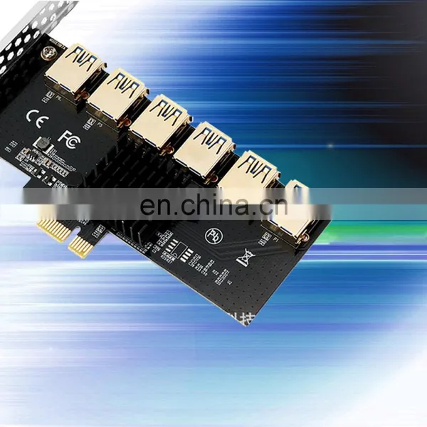 Riser X6 Pcie 1 To 6 Pci Express Riser Card 16x Slots photo-4