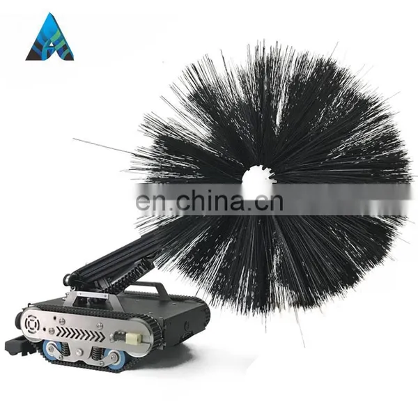 Ventilation Duct Cleaning Robot Rotary Brush Stainless Steel Pipe Duct Cleaning Machine photo-3