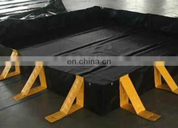 72 x 72 x 4 Portable PVC Tarpaulin Oil Spill Barriers Pallet Secondary Containment Berms photo-5