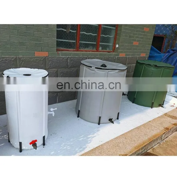 50 Gallon Garden Collapsible Water Storage Containers Tank Plastic Portable Rain Barrel Rain Water Tank photo-5