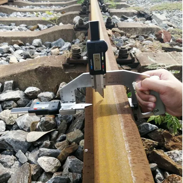Rail Wear Gauge Rail Profile Gauge for Rail Head Wear and Side Cut Measuring