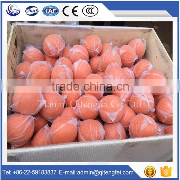 Concrete Pump Clear Rubber Bowling Ball photo-6