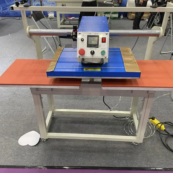 Automatic Hand-operated Pneumatic Two-station Transfer Hot Stamping Machine 6080CM T-shirt Printing Machine Hot Drilling Machine photo-4