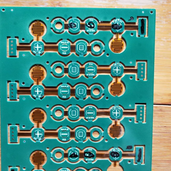 Multi-layer Flexible HDIFPC,High Pixel Nickel Palladium Gold Soft Hard Combination FPC photo-5