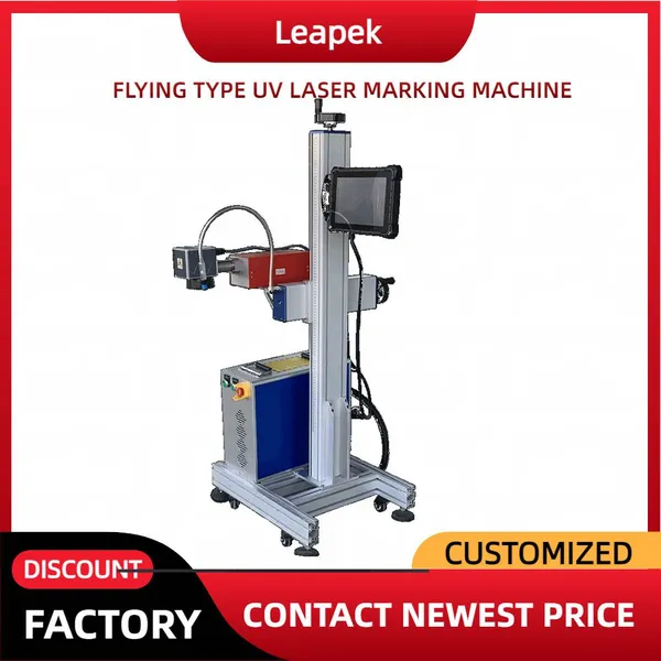 10w Flying UV Laser Diamond Marking Machine With Water Chiller