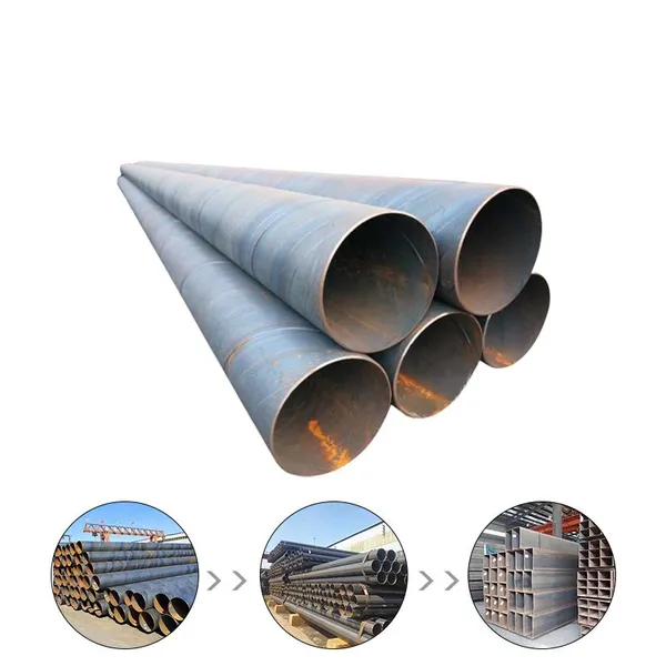 Carbon Steel Welded Pipe – ERW, ASTM A53 Gr.B, Schedule 40, Black Varnish