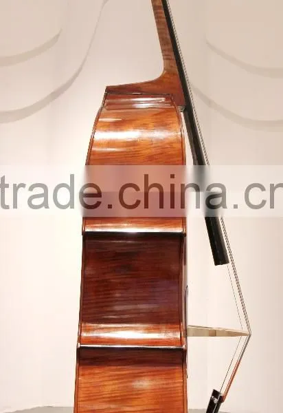4/4 Violin Shaped Flat Back England Style Fully Solid Professional Double Bass photo-4
