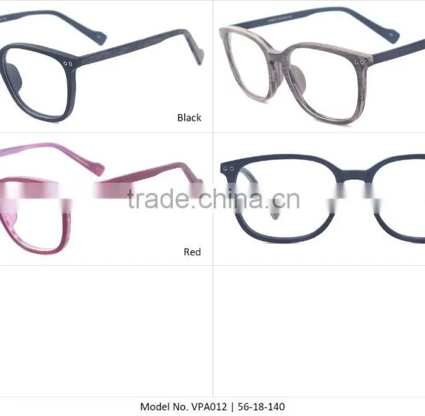 2016 Newest Designer for Men and Women Wooden Texture Acetate Full Rim Optical Glasses Frames photo-5