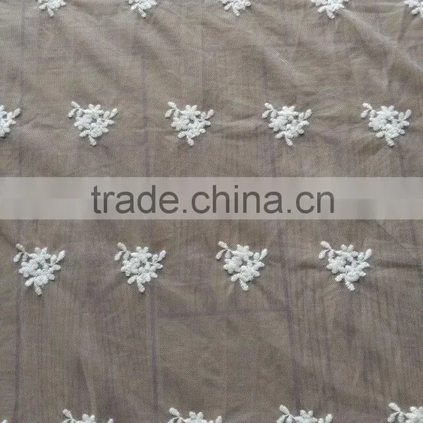 2016 Lace Accessories Hot Cotton Embroidery Lace Fabric Full Lace photo-2