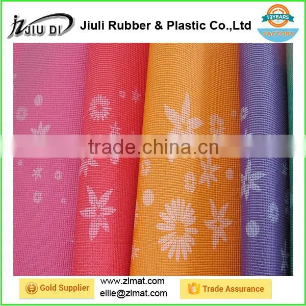 Print Pattern NBR /PVC Yoga Mat photo-3