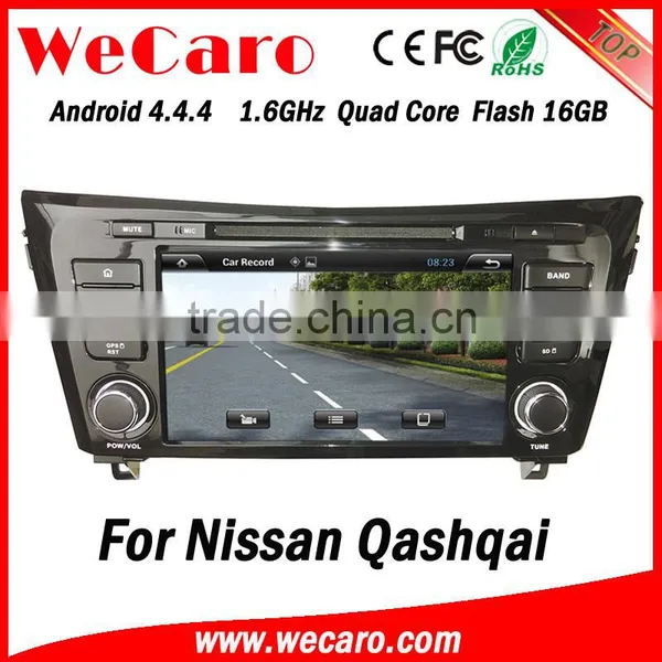 Wecaro in Dash Touch Screen Android 4.4.4 Car Multimedia Dvd Player Navigation System for Nissan Qashqai Radio Dvd photo-2