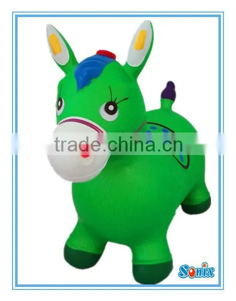 Life Size Pvc Happy Jumping Horse Toy for Kid