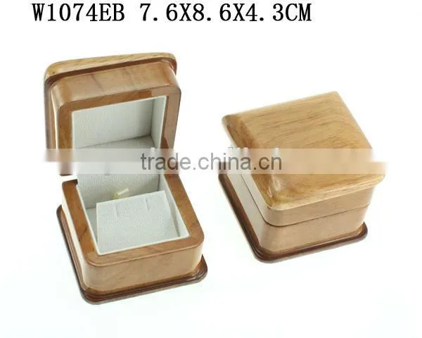 W1034ES Elegant Lacquer Earing Woonden Gift Packaging Box Velvet Lining photo-6