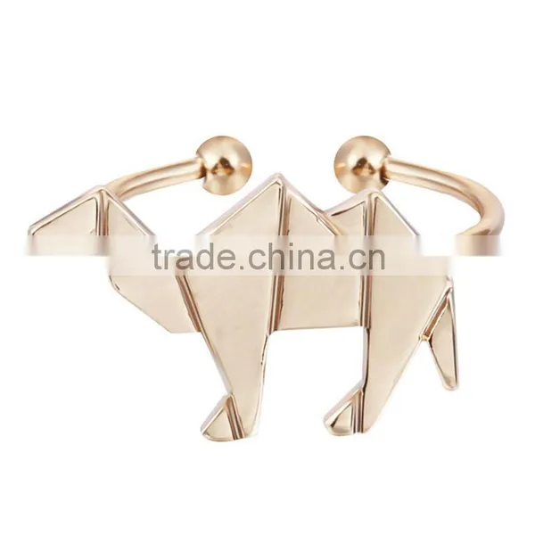 High Fashion Fine Jewelry Camel Shape Adjustable Ring for Wedding Engagement Most Popular