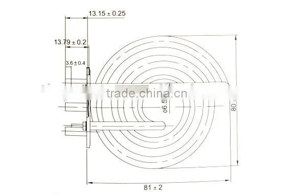 Nickle Plated Tubular Electric Coil Heater Element for Water Kettle photo-2