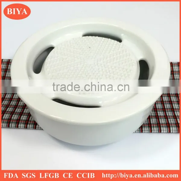 Juicer Porcelain Orange Juice Drink Big Bowl, Vegetables Lapping Pot, Fruit Grinding Plate, Ground Dish,Grinding Powder photo-2