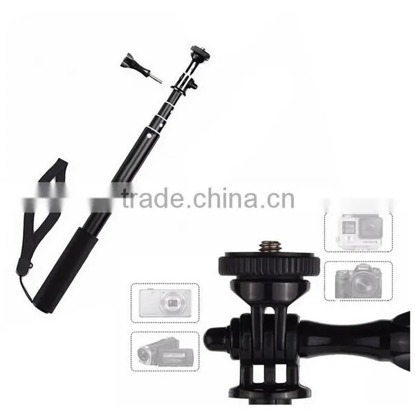 Sports Camera GoPros Selfie Stick With 1/4 Screw Adapter Monopod Selfie Ring Light photo-4
