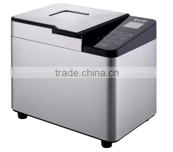 2016 Full SS Housing Automatic 2.0LB Bread Maker Machine With Glass Touch Control Panel photo-2